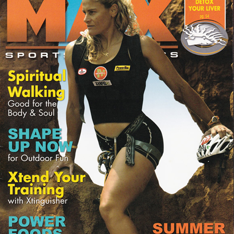 Robyn Benincasa on the cover of Max magazine