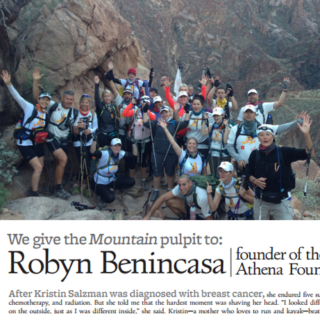 article snippet featuring Robyn Benincasa