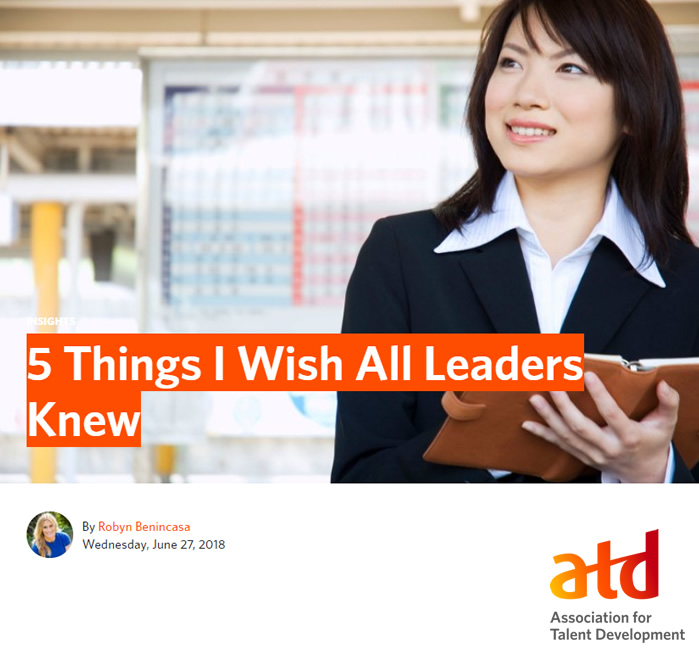 5 things I wish all leaders knew