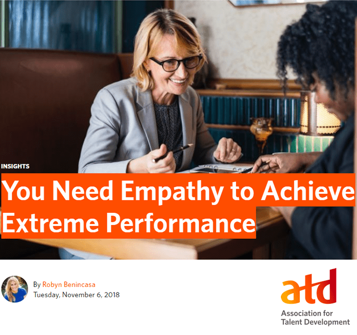 you need empathy to achieve extreme performance