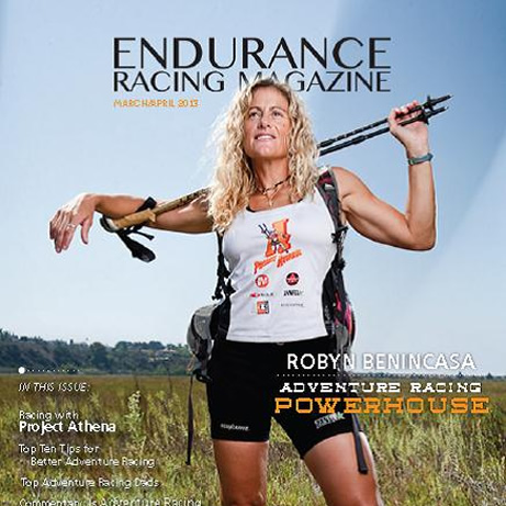 Robyn on Endurance Racing Magazine cover